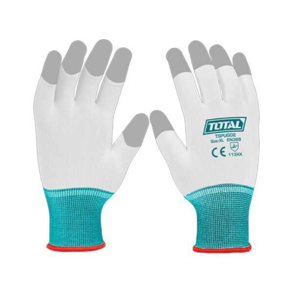 GUANTE POLYESTER XL CON RECUBRIMIENTO DE PU SUPER TOTAL (TSPUG02)