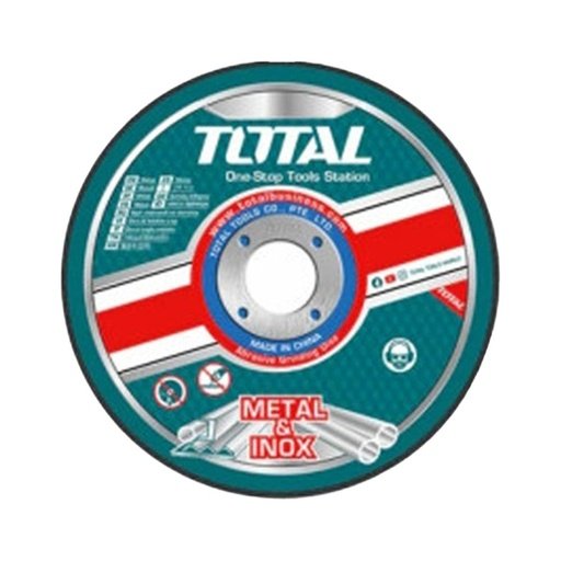 DISCO CORTE METAL/ACERO INOXIDABLE 7" CENTRO PLANO SUPER TOTAL (TAC2161801)