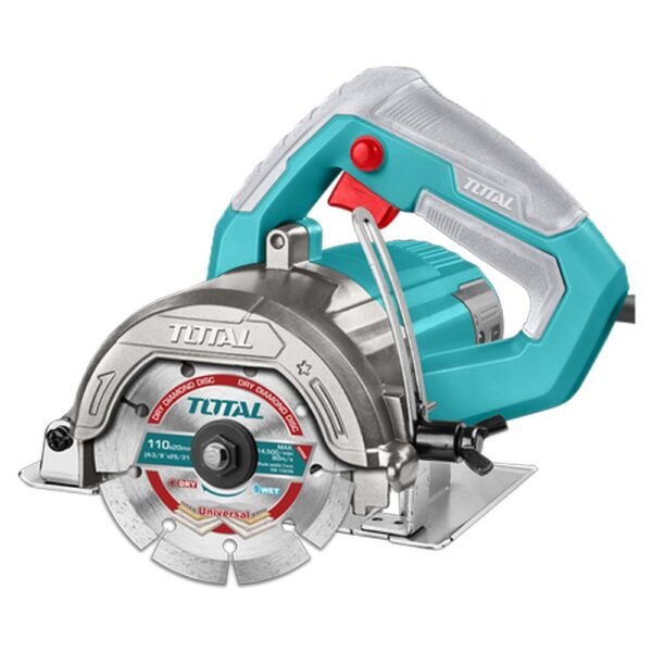 SIERRA CIRCULAR 4-3/8" 110V-1400W INCLUYE UN DISCO DE CORTE (CORTE DE MARMOL Y BALDOSA) INDUSTRIAL TOTAL (UTS3141106)