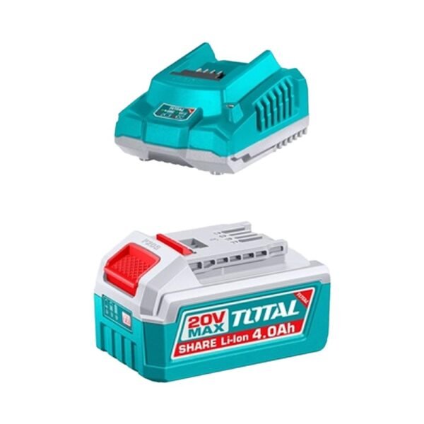KIT DE 1 BATERIA 4.0AH + CARGADOR DE 20V INDUSTRIAL SUPER TOTAL (UTFBCPK1012)