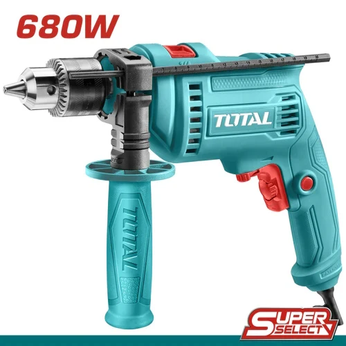 TALADRO PERCUTOR 1/2 680W TOTAL SUPER SELECT UTG1061356